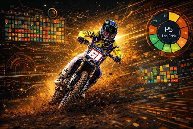 Motocross Racing Action