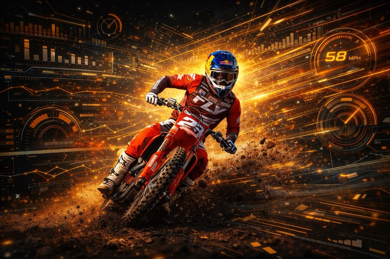 Motocross Racing Action
