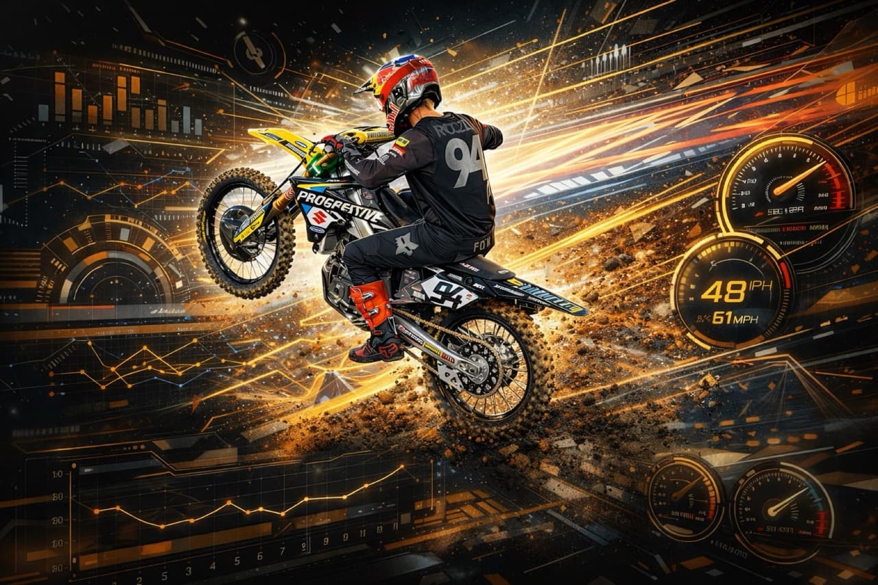 Motocross Racing Action